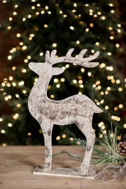 Best Sale Birch Paper Upright Deer Christmas Accents