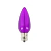 Outlet C9 Minleon LED SMD Bulb (25 Bulbs/box) - Smooth, Purple Outdoor Lighting