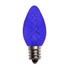 Cheap C7 Platinum Elite LED SMD Bulbs (25 Bulbs/bag) - Faceted, Blue Outdoor Lighting