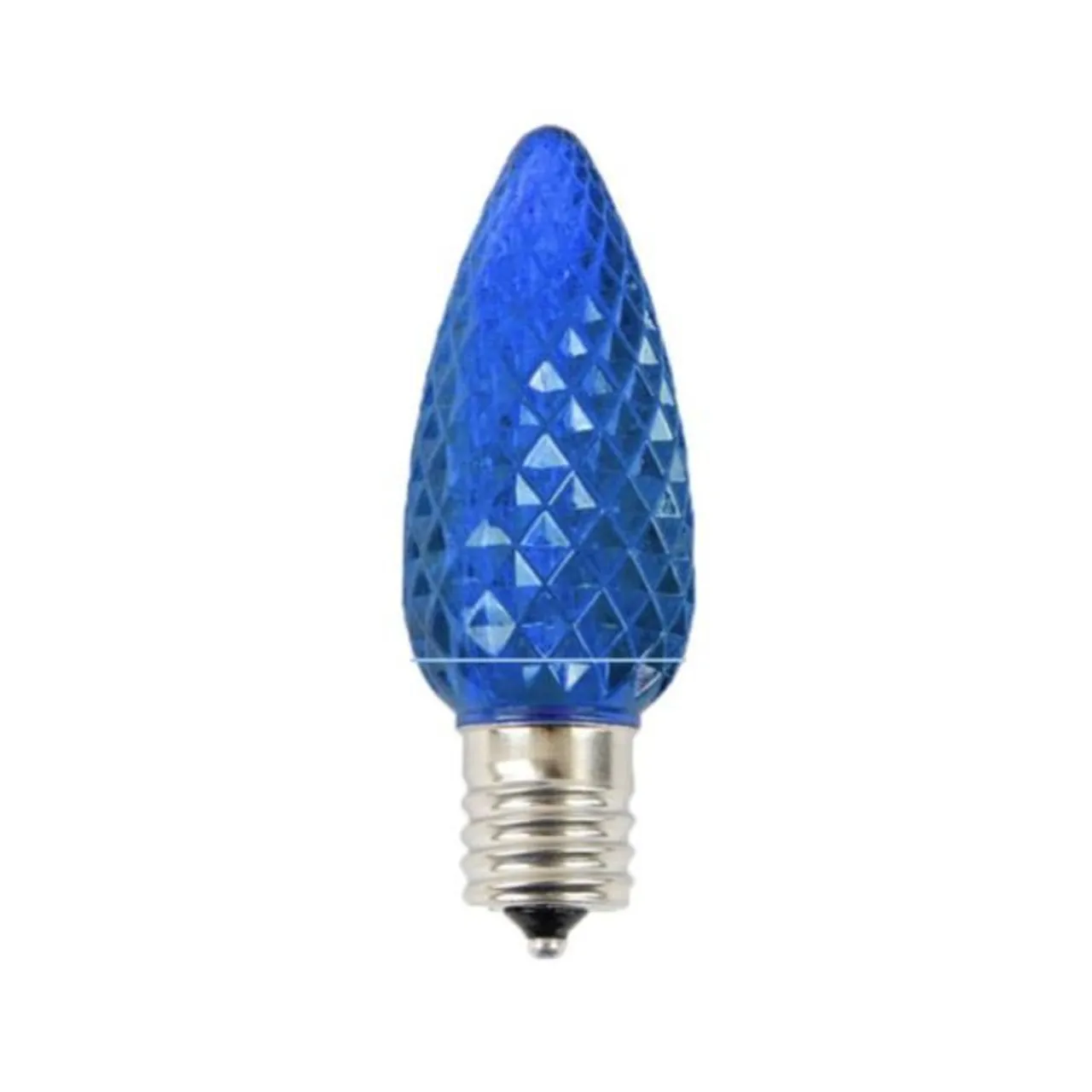 Sale C9 Platinum Elite LED SMD Bulb (25 Bulbs/bag) - Faceted, Blue Bulbs|Outdoor Lighting