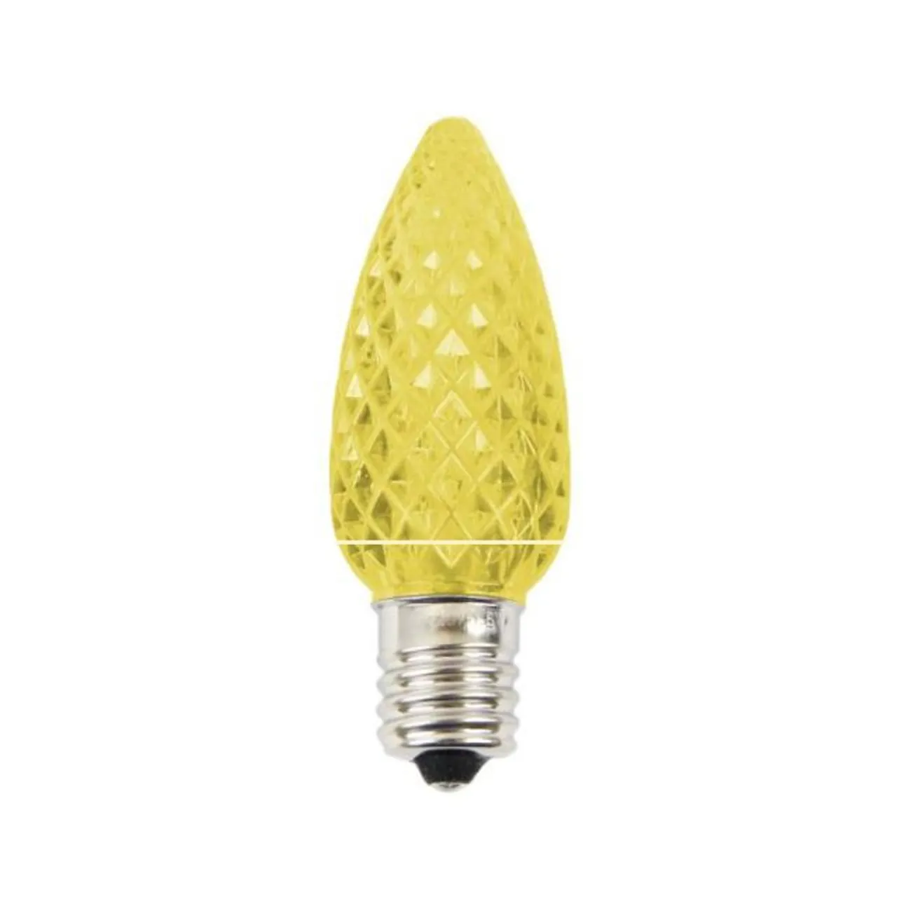 Clearance C9 Platinum Elite LED SMD Bulb (25 Bulbs/bag) - Faceted, Yellow Bulbs|Outdoor Lighting