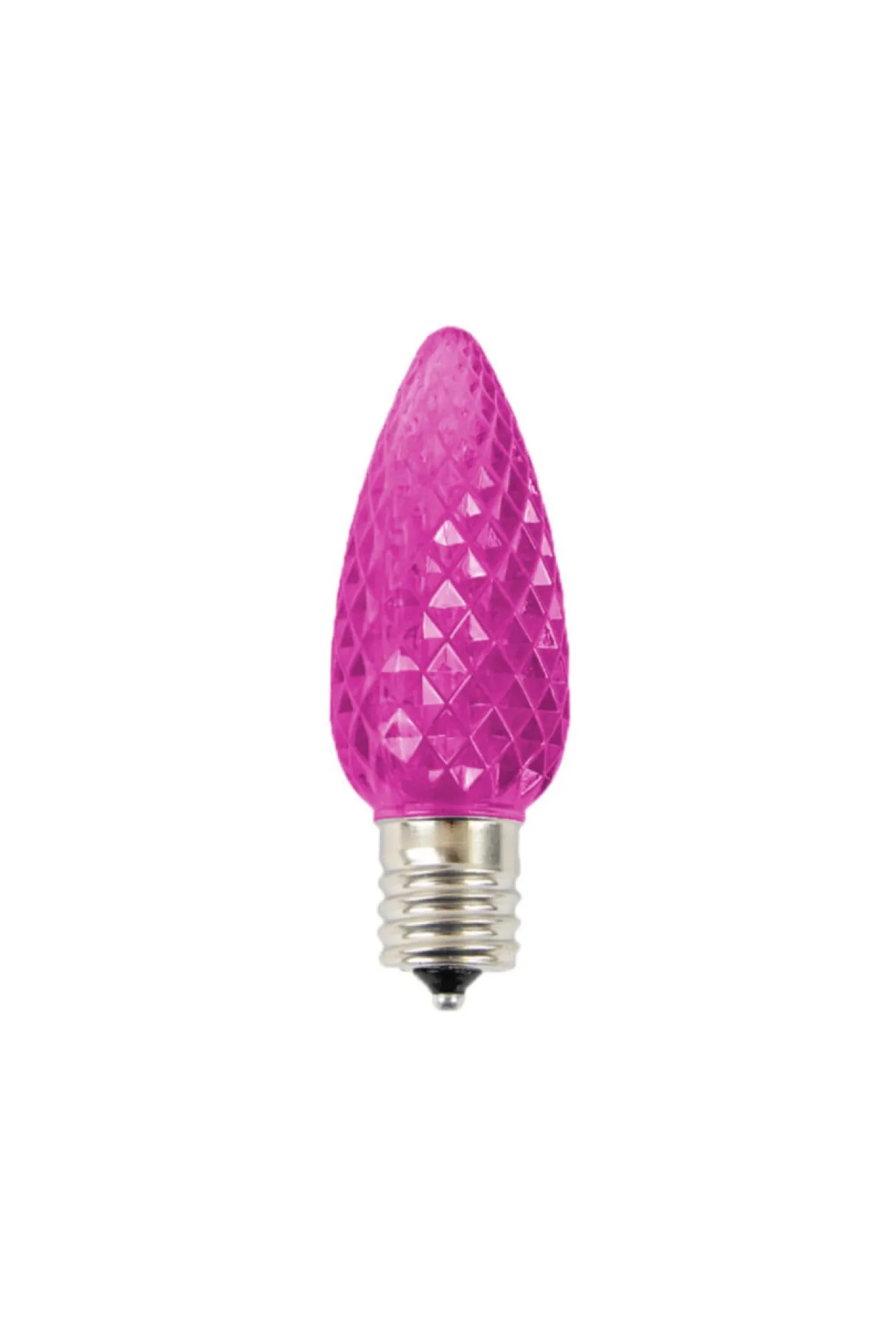 Best Sale C9 Wonderful LED SMD Bulb (25 Bulbs/bag) - Faceted, Pink Bulbs|Outdoor Lighting