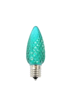 Outlet C9 Wonderful LED SMD Bulb (25 Bulbs/bag) - Faceted, Teal Bulbs|Outdoor Lighting