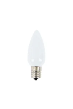 Fashion C9 Wonderful LED SMD Bulb (25 Bulbs/bag) - Frosted, Cool White Bulbs|Outdoor Lighting