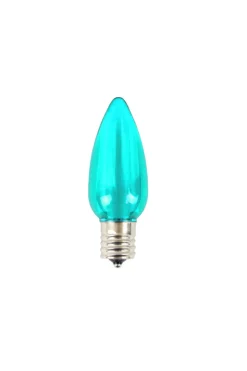 Shop C9 Wonderful LED SMD Bulb (25 Bulbs/bag) - Smooth, Teal Bulbs|Outdoor Lighting