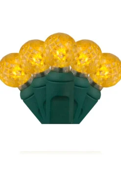 Store G12 70L 4" Spacing - Yellow Light Strands|Outdoor Lighting