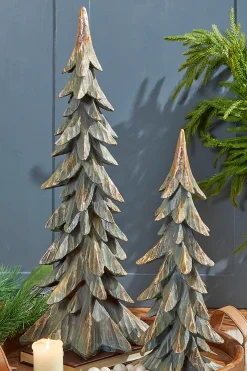 Cheap Highlands Tree - Set Of 2 Christmas Accents