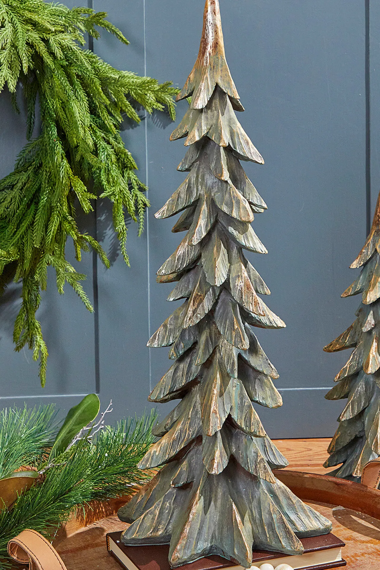Cheap Highlands Tree - Set Of 2 Christmas Accents