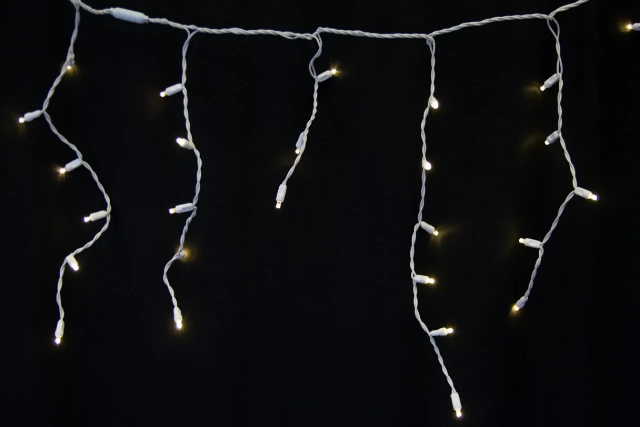Cheap Icicle Warm White - 5mm 70L 7.5' Light Strands|Outdoor Lighting