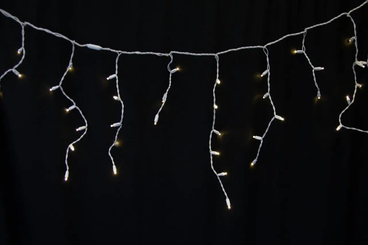 Cheap Icicle Warm White - 5mm 70L 7.5' Light Strands|Outdoor Lighting