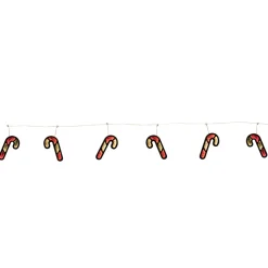 Clearance 68"L Infinity Light Candy Cane Garland Infinity Lights|Indoor Lighting