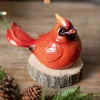 New Large Resin Cardinal Figurine Christmas Accents