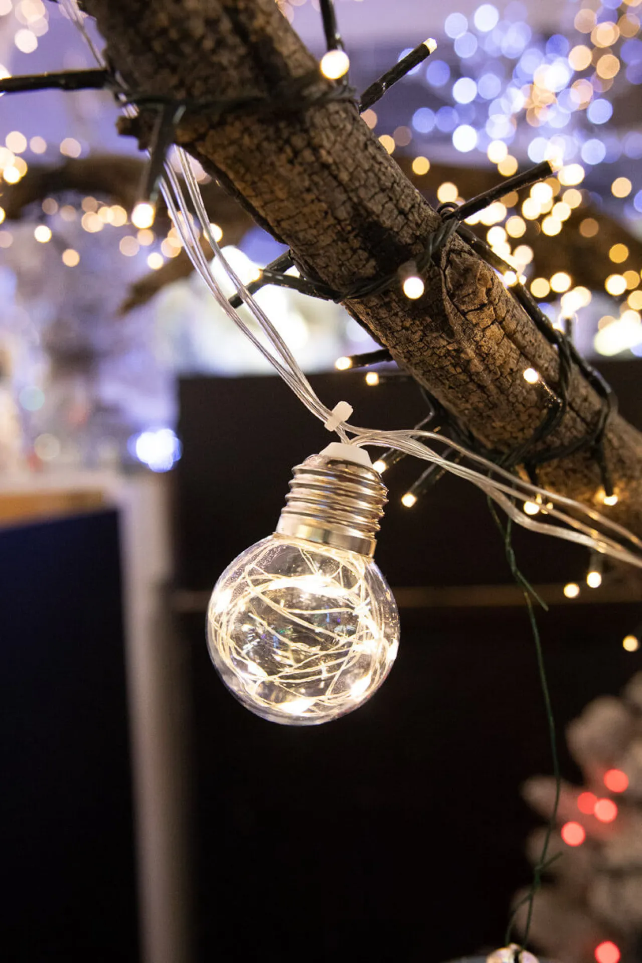 Clearance LED String Lights With Clear Balls - 2” Orbs Orb Lights|Indoor Lighting