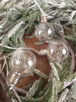 Hot LED String Lights With Clear Balls - 3" Orbs Orb Lights|Indoor Lighting