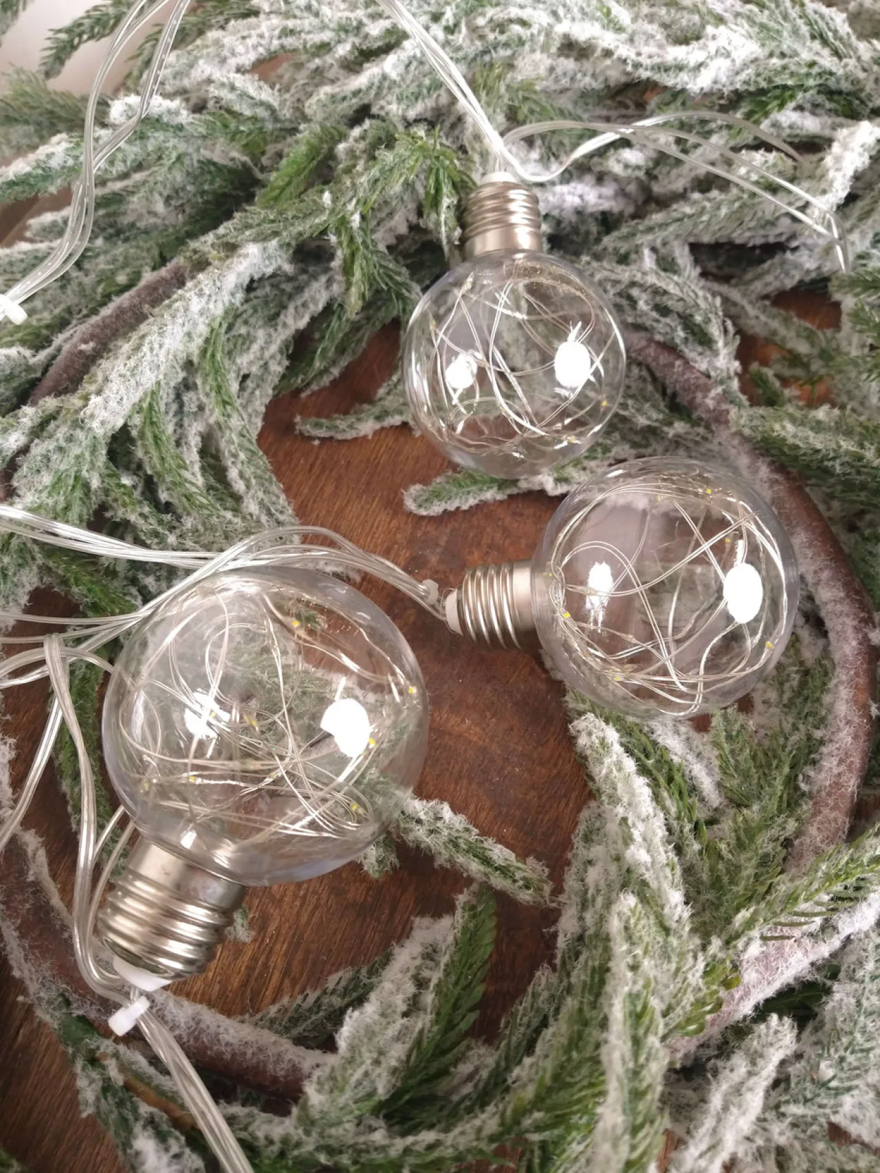 Hot LED String Lights With Clear Balls - 3" Orbs Orb Lights|Indoor Lighting