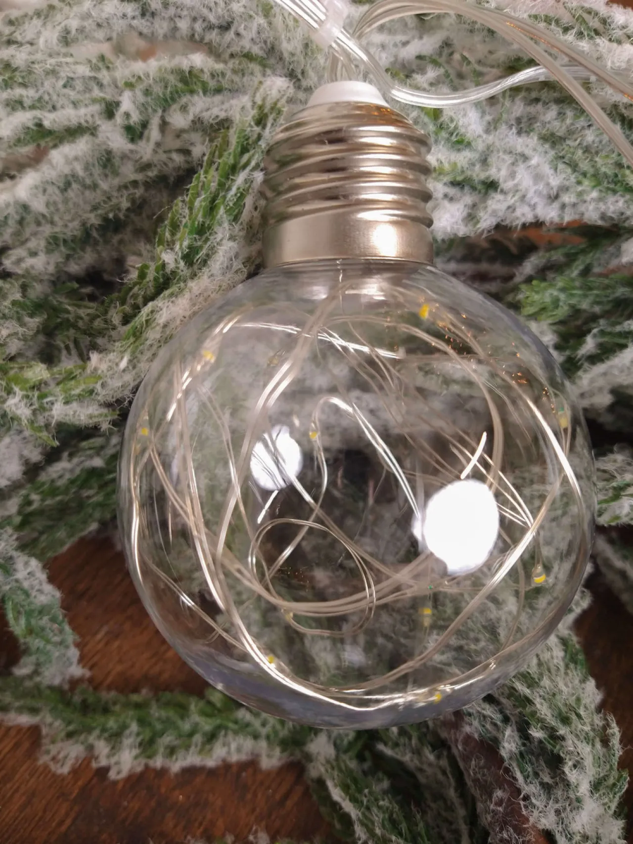 Hot LED String Lights With Clear Balls - 3" Orbs Orb Lights|Indoor Lighting
