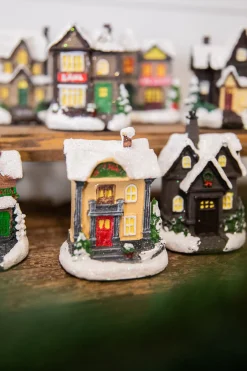 Best Sale Lighted Holiday House With Battery Powered LEDs Christmas Accents