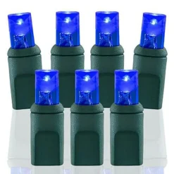 New 5mm Blue - 70L 4" Spacing Light Strands|Outdoor Lighting