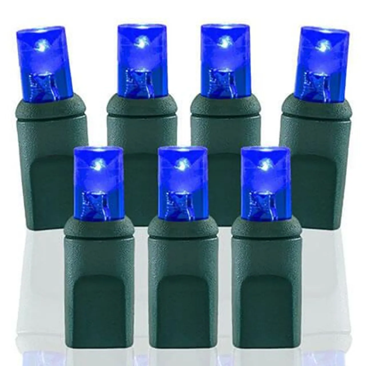 New 5mm Blue - 70L 4" Spacing Light Strands|Outdoor Lighting