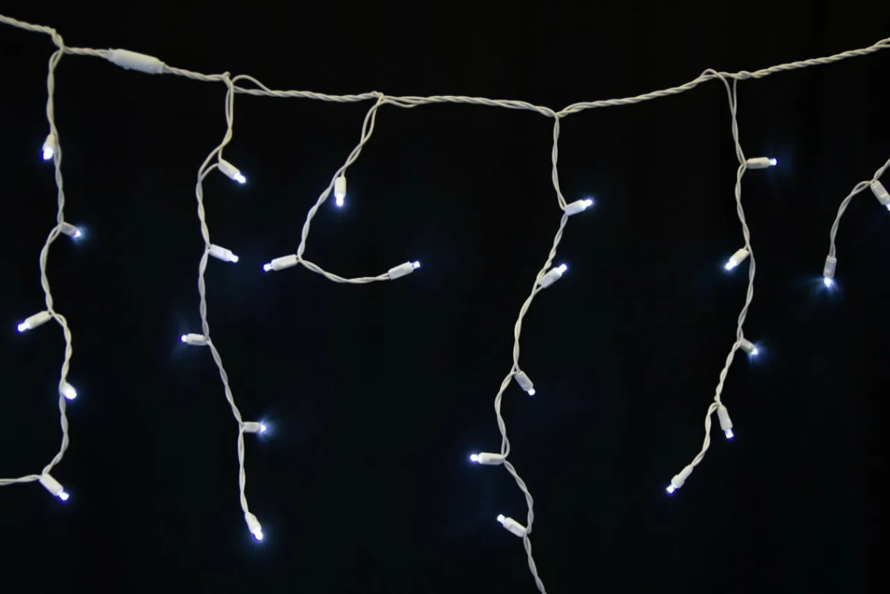 Discount 5MM Icicle Lights - Blue Light Strands|Outdoor Lighting