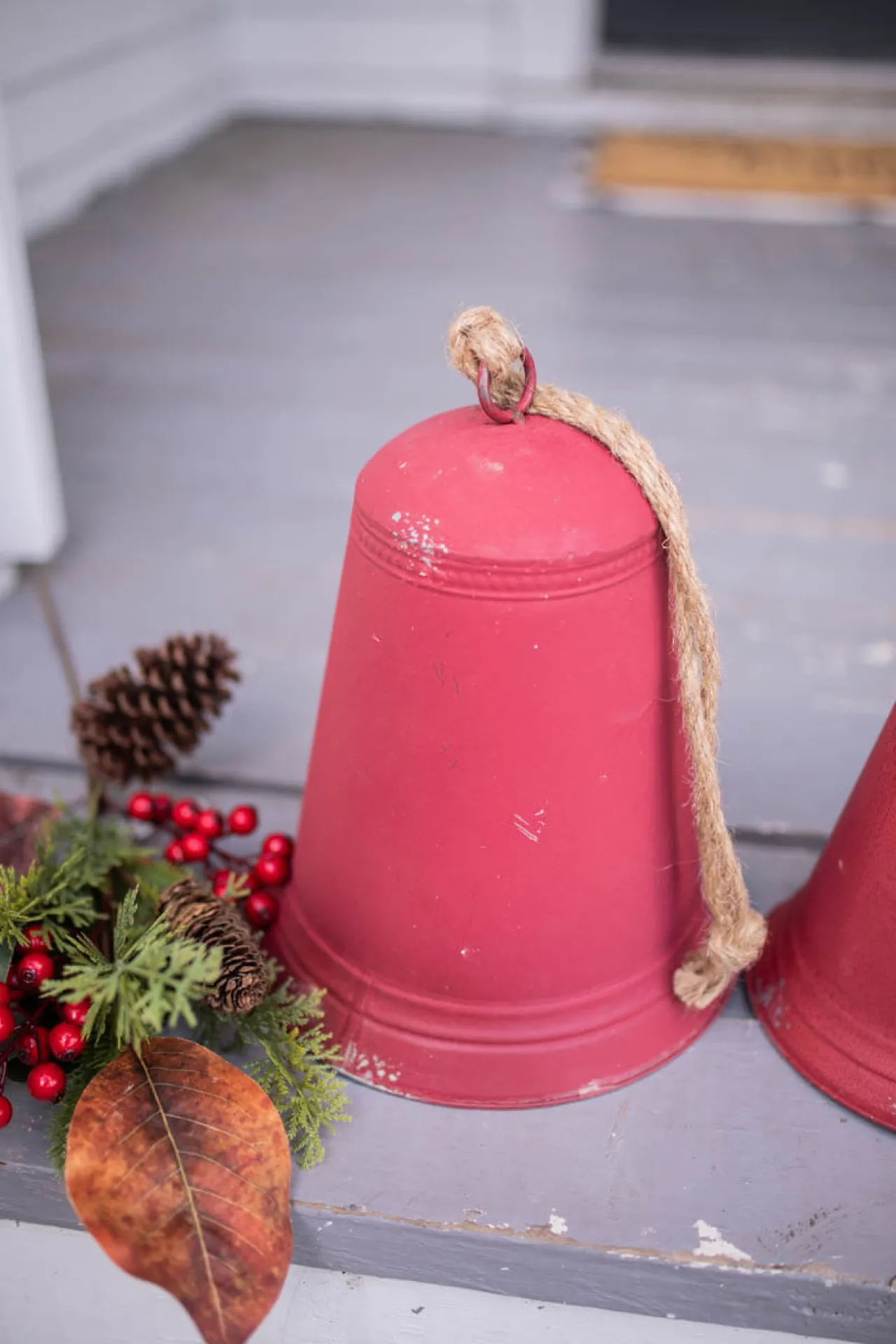 Cheap Red Tin Bells - Set Of 3 Christmas Accents