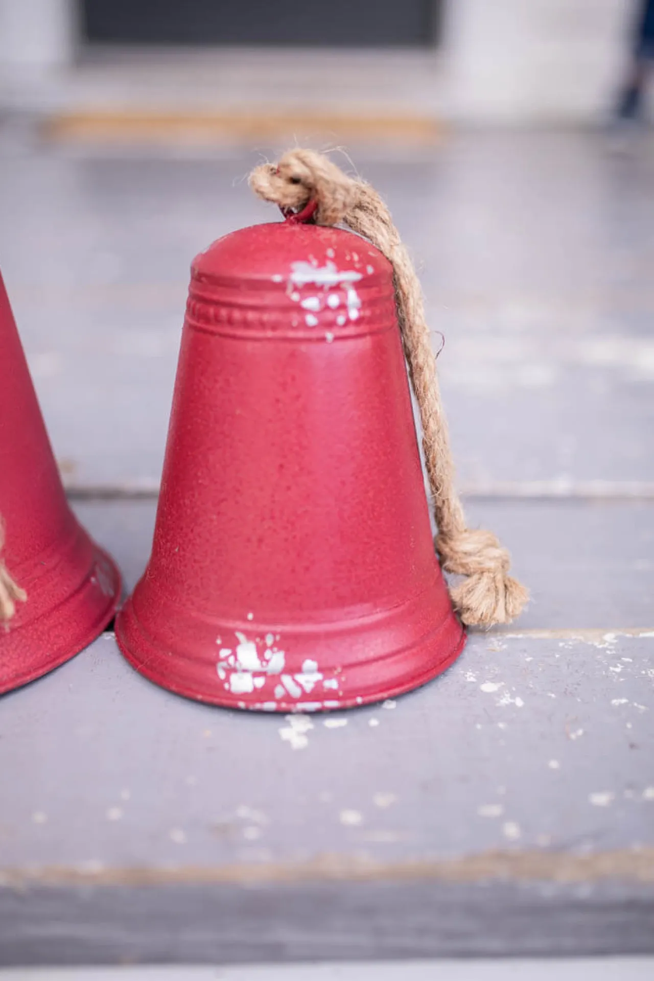 Cheap Red Tin Bells - Set Of 3 Christmas Accents