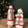 Sale Resin Knit Snowman Christmas Accents