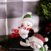 Best Sale Resin Skiing Snowman Christmas Accents