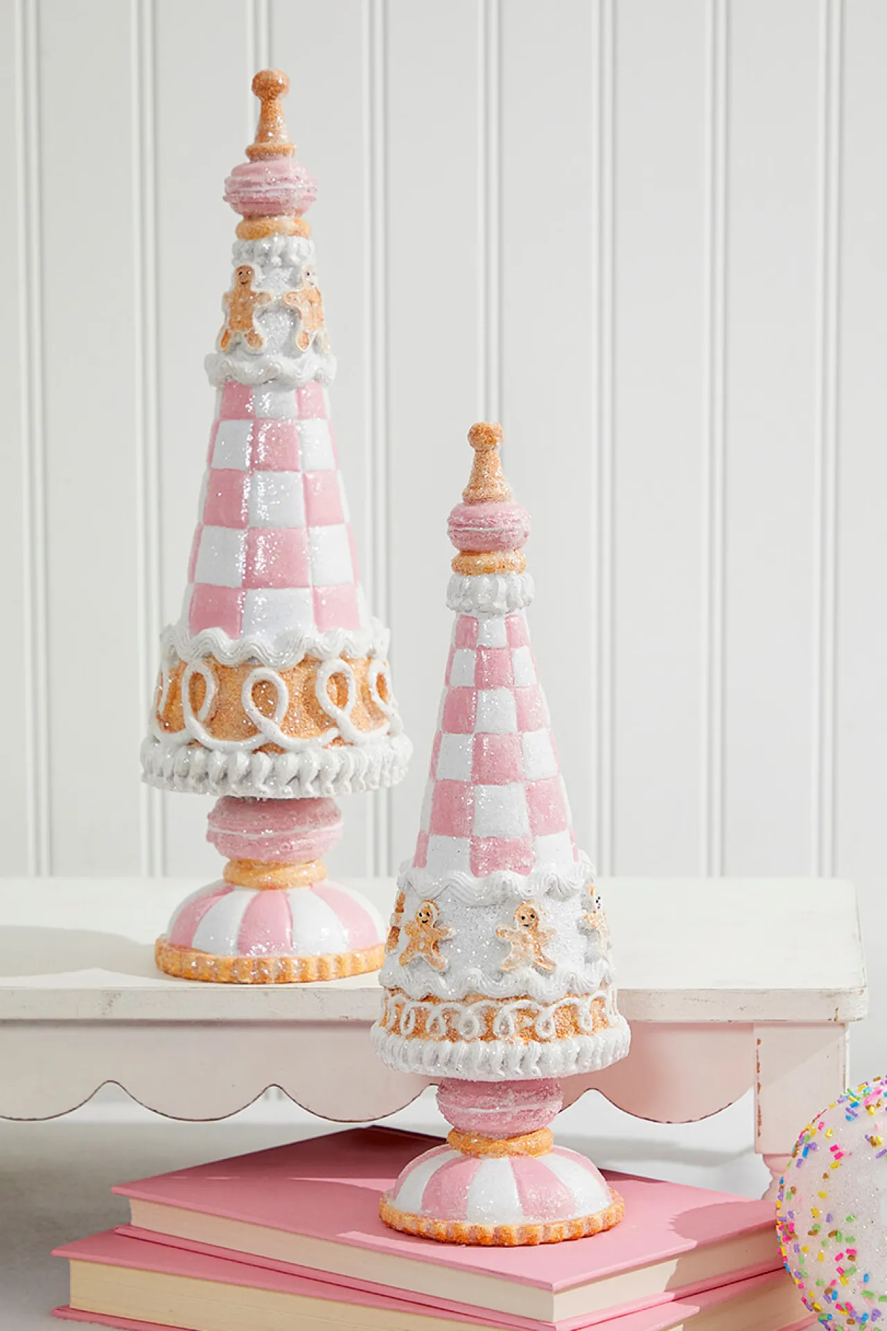 Online Sweets Gingerbread Tree - Set Of 2 Christmas Accents